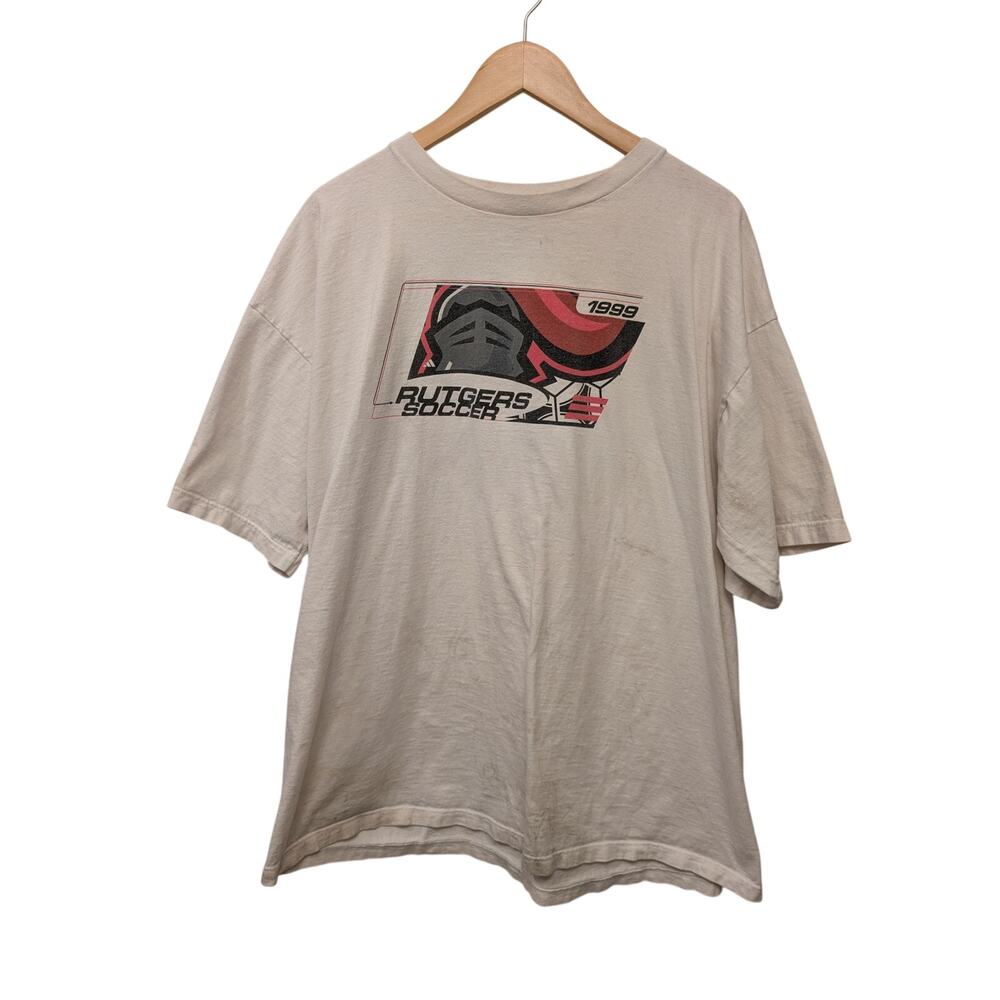 Vintage Adidas Rutgers University Soccer Tee Shirt 1999 Sports‎ College